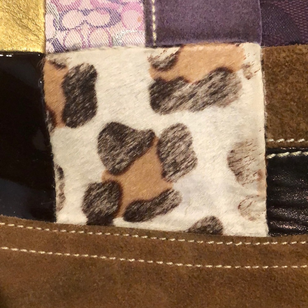 Authentic Coach Cross Body Patchwork Bag - image 5